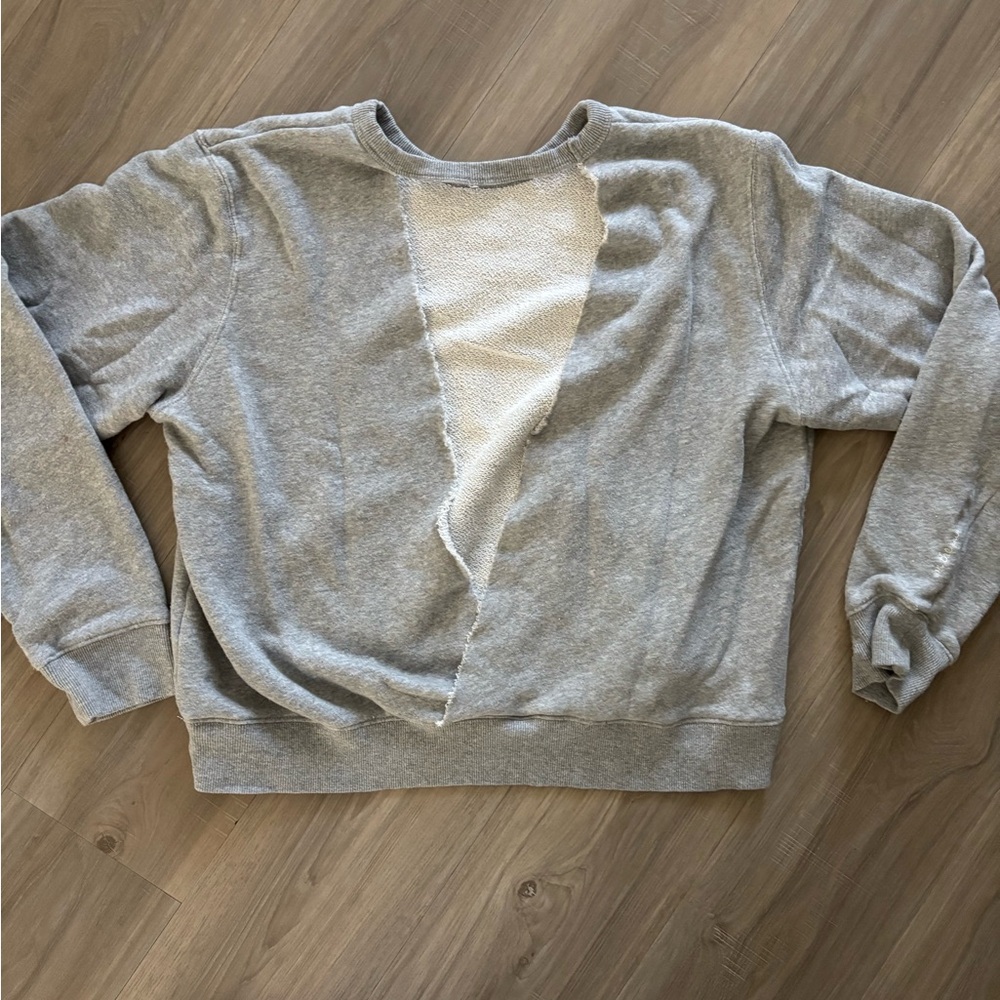 Spiritual Gangster open back Gray Sweatshirt